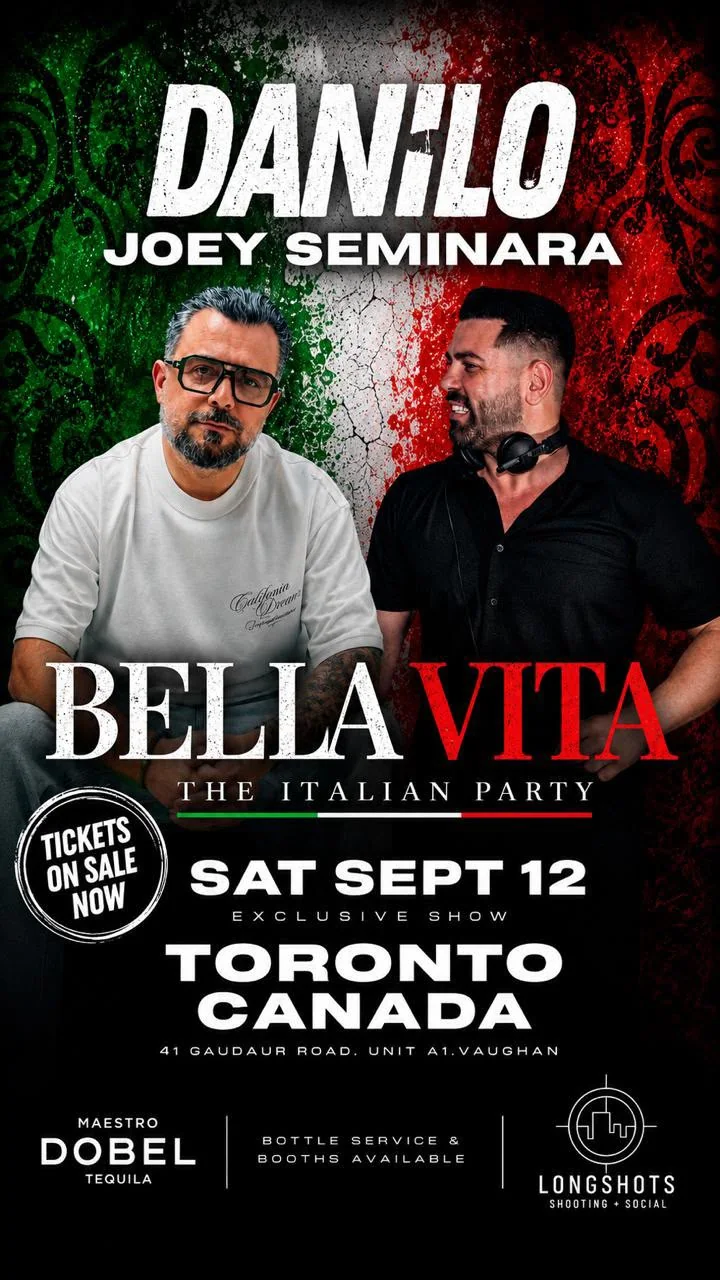 Bella Vita event flyer