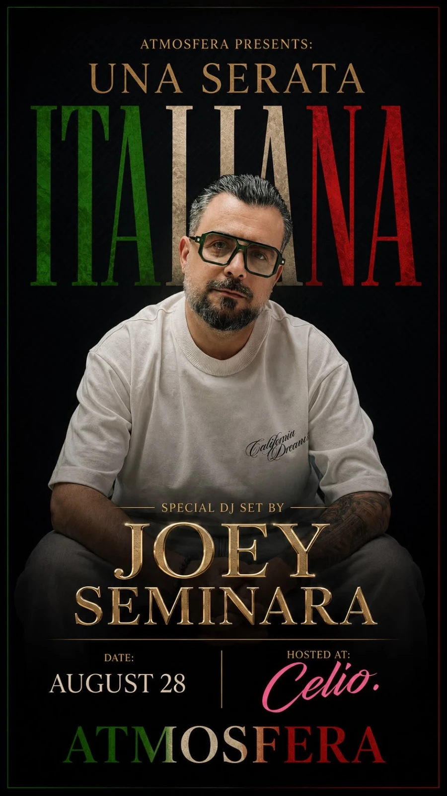 Una Serata Italiana flyer